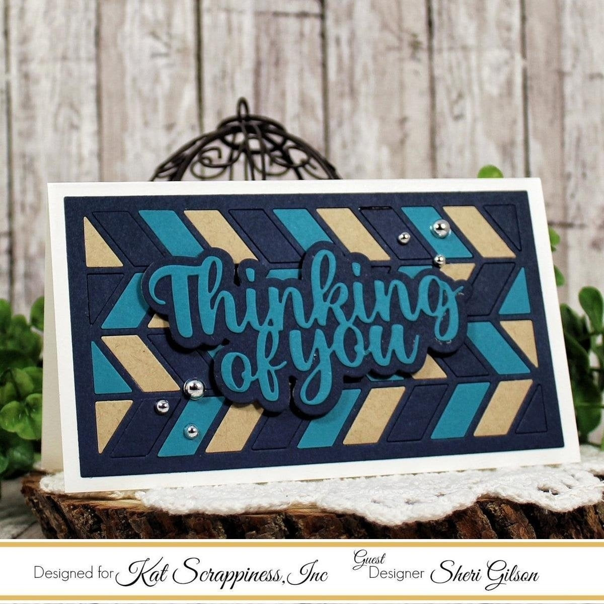 Thinking of You Word Dies With Shadow