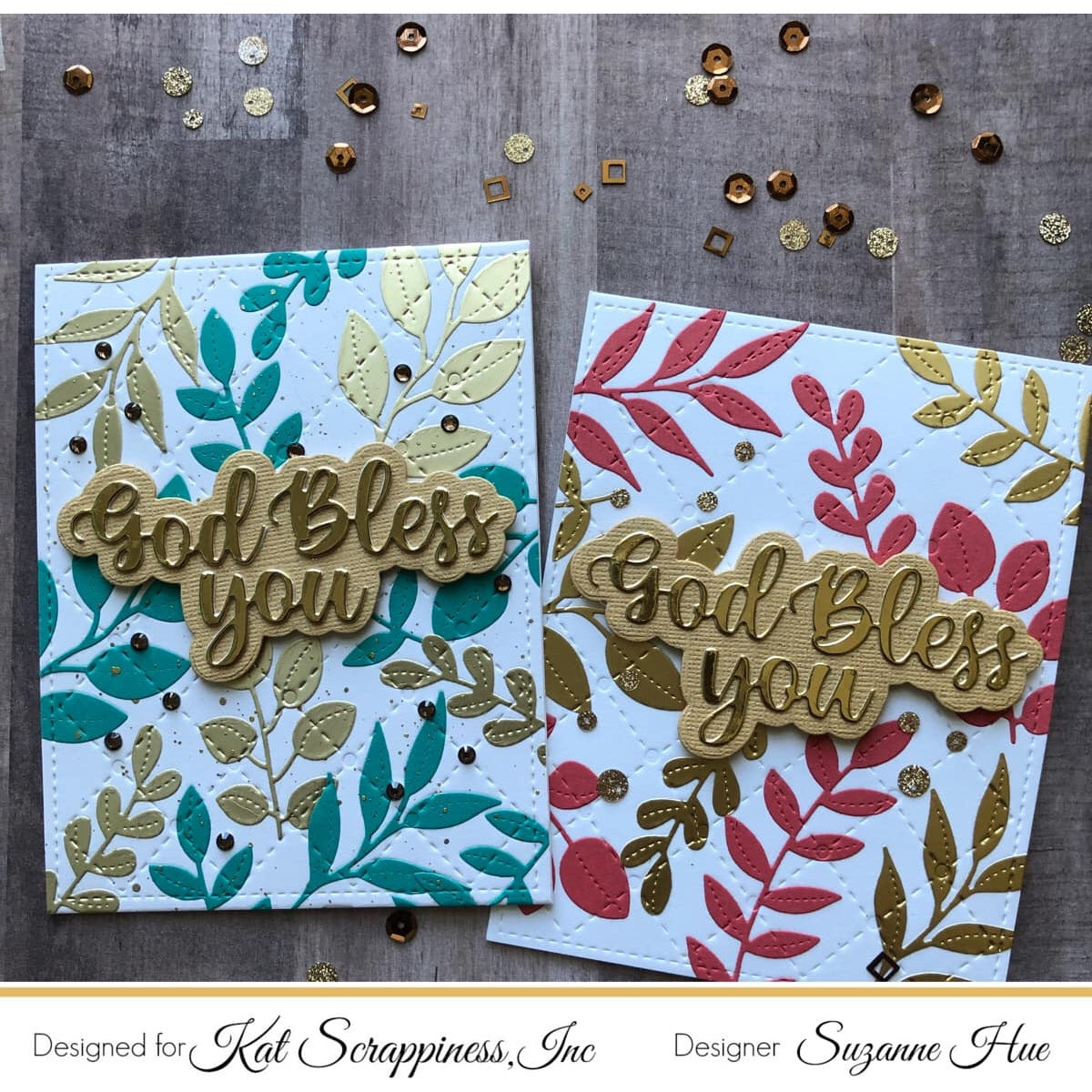 A2 Quilted Background Die