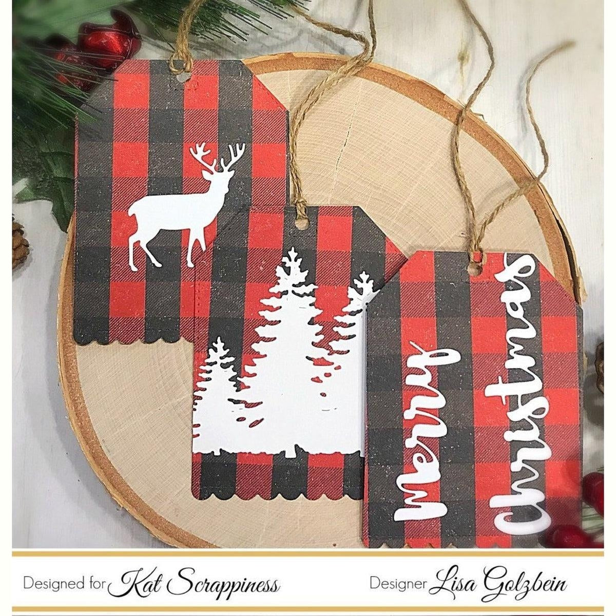 Stitched Scalloped Nesting Tags Dies by Kat Scrappiness - Kat Scrappiness