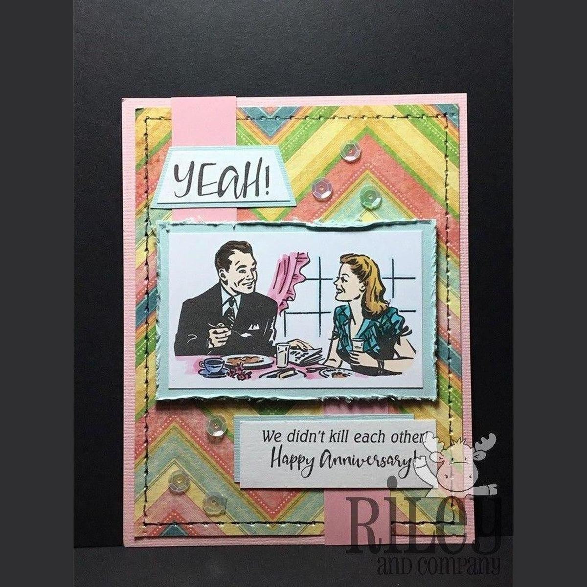 We Didn't Kill Each Other Cling Stamp by Riley & Co - Kat Scrappiness