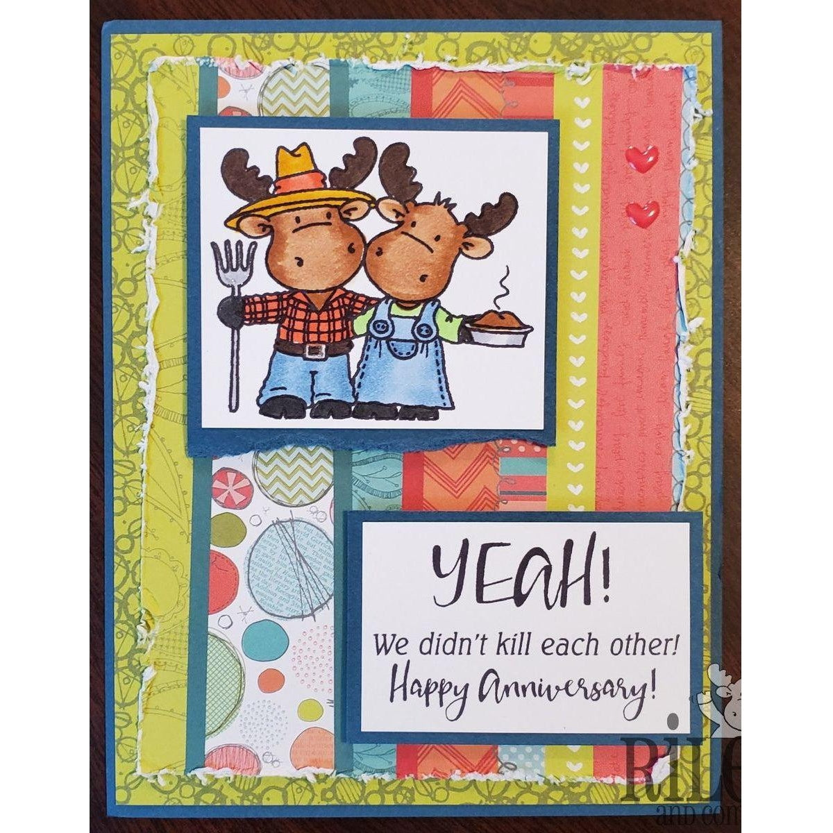 We Didn't Kill Each Other Cling Stamp by Riley & Co - Kat Scrappiness