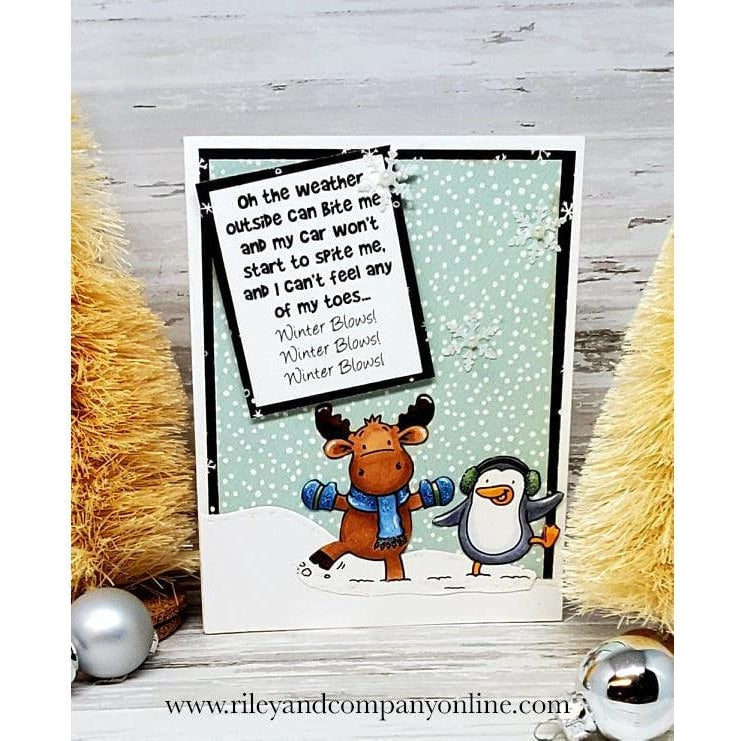 Winter Blows Stamp by Riley & Co