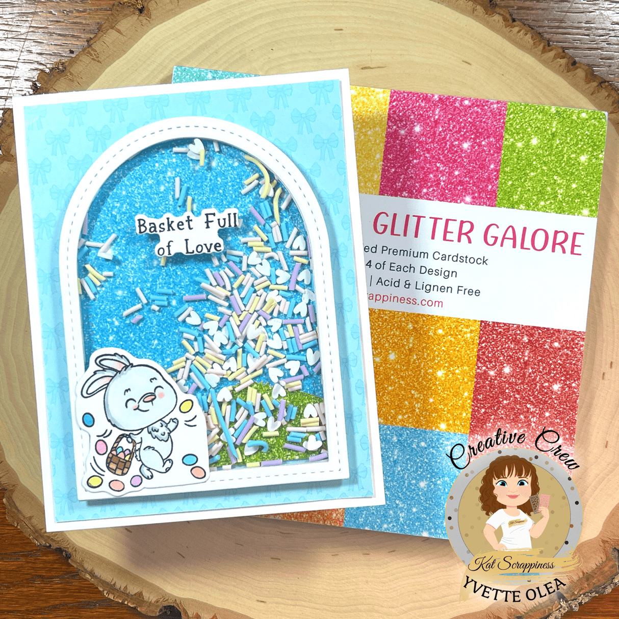 Glitter Galore 6x6 Faux Glitter Paper Pad