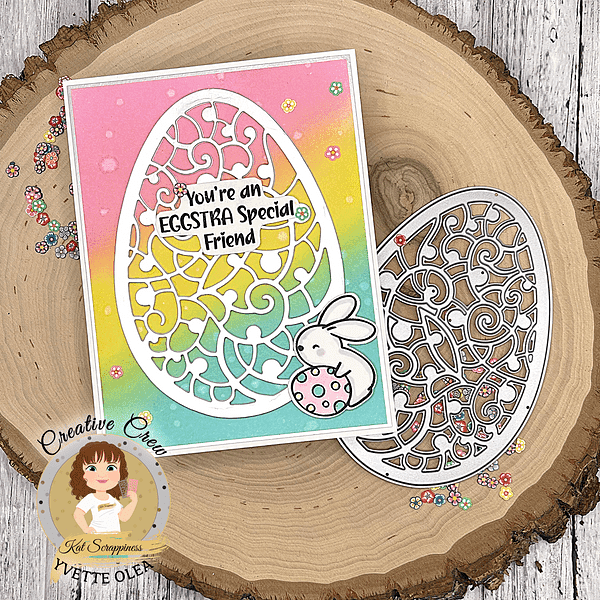 Large Filigree Egg Craft Die