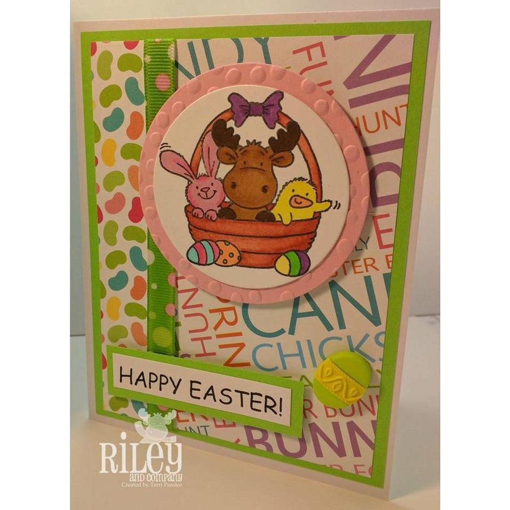 Easter Basket Riley Cling Stamp by Riley & Co - Kat Scrappiness