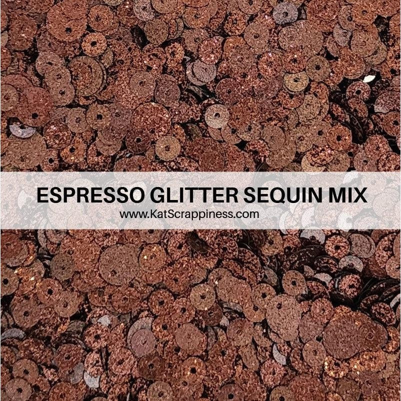 Glitter Sequin Mix - Espresso