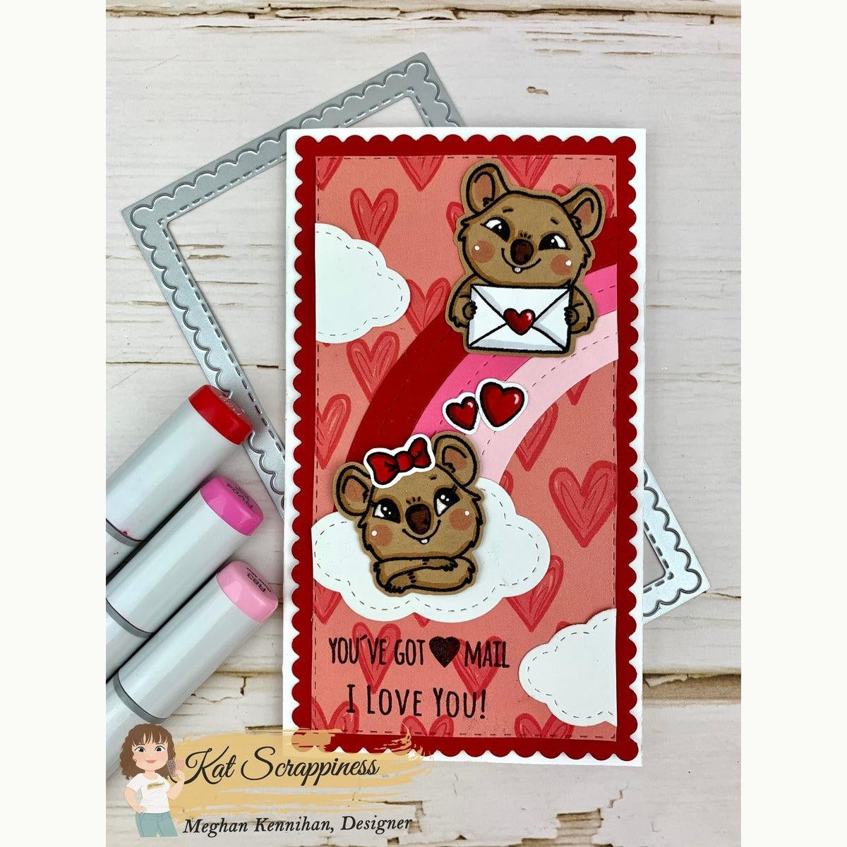 Valentine Quokka Stamp Set