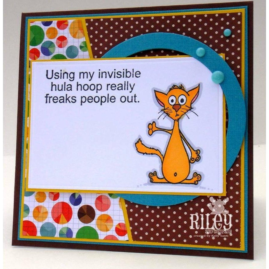 Invisible Hula Hoop Cling Stamp by Riley & Co