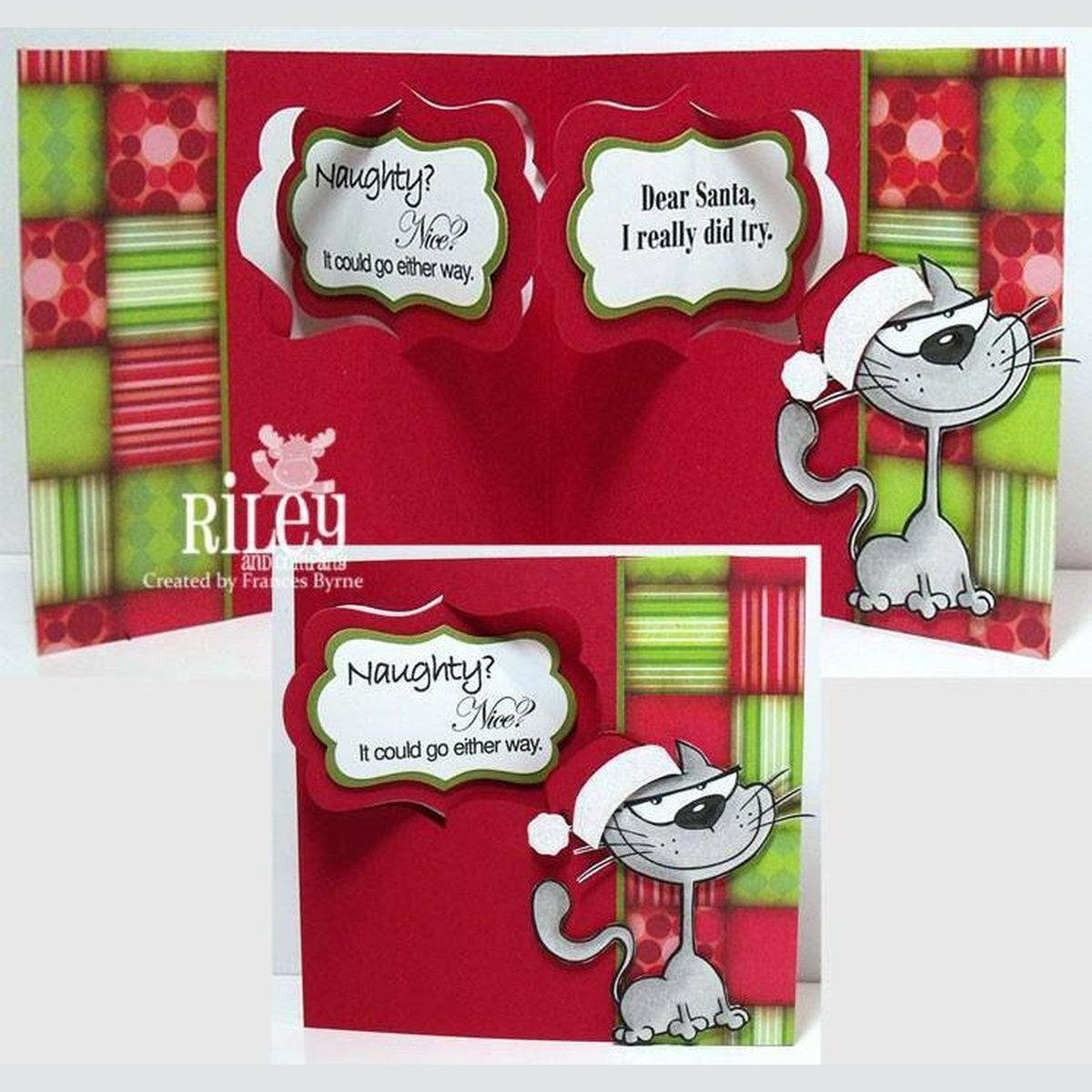 Naughty or Nice? Stamp by Riley & Co