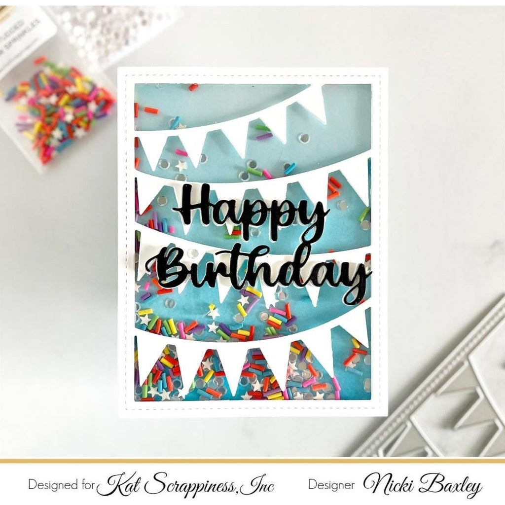 Clear Solid Confetti Mix - Sequins