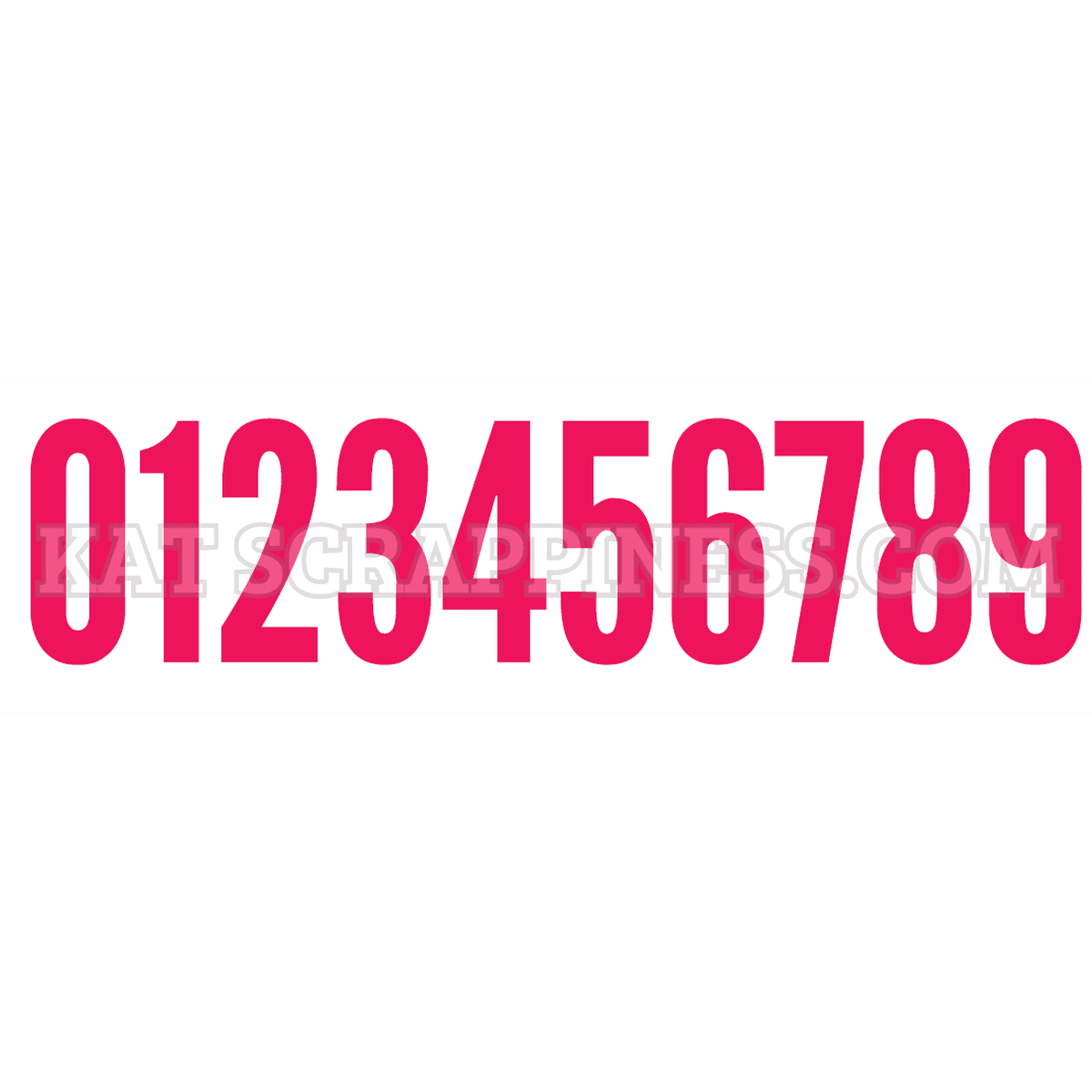 Condensed Number Dies by Kat Scrappiness - Kat Scrappiness