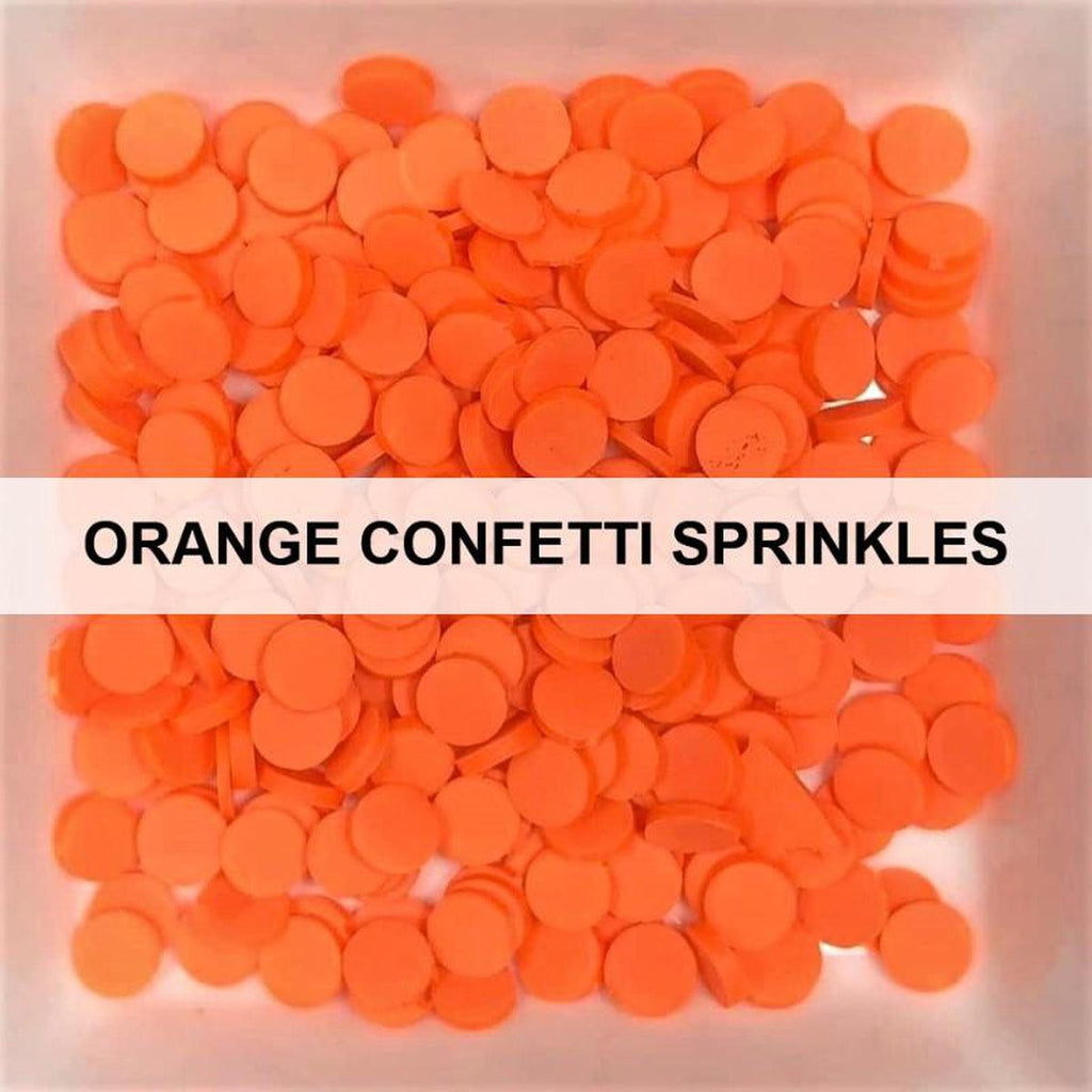 Orange Confetti Sprinkles by Kat Scrappiness - Kat Scrappiness