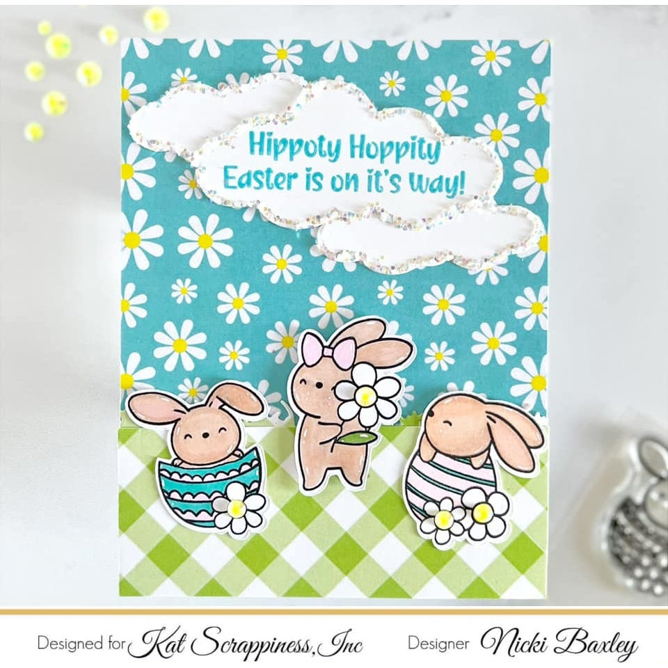 Hippity Hoppity Sentiments Clear Stamp