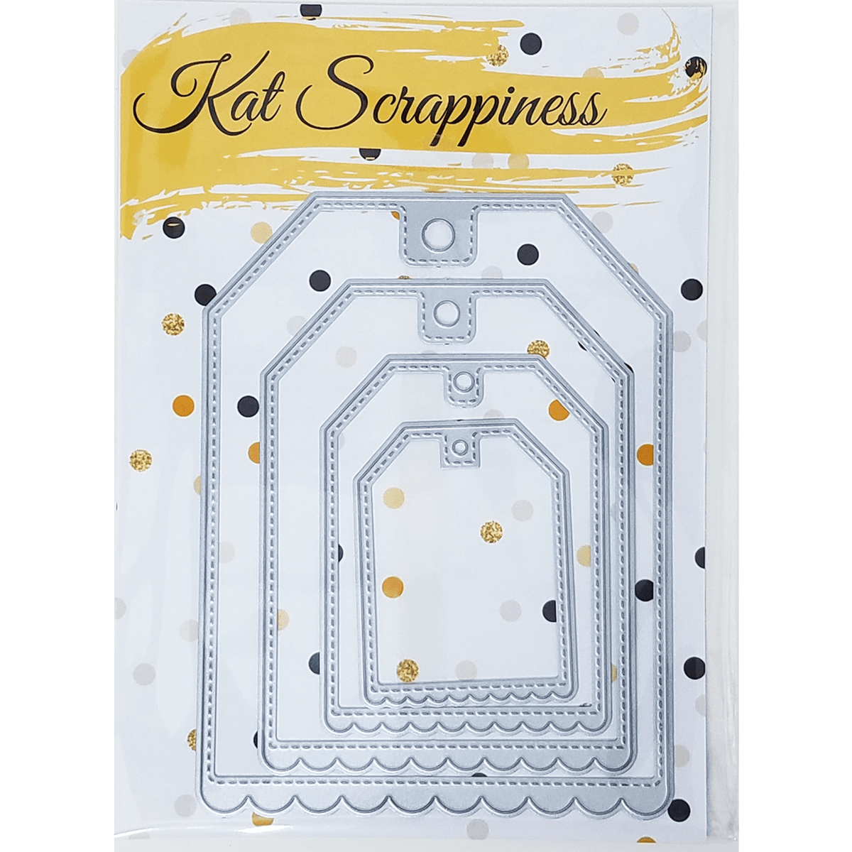 Stitched Scalloped Nesting Tags Dies by Kat Scrappiness - Kat Scrappiness