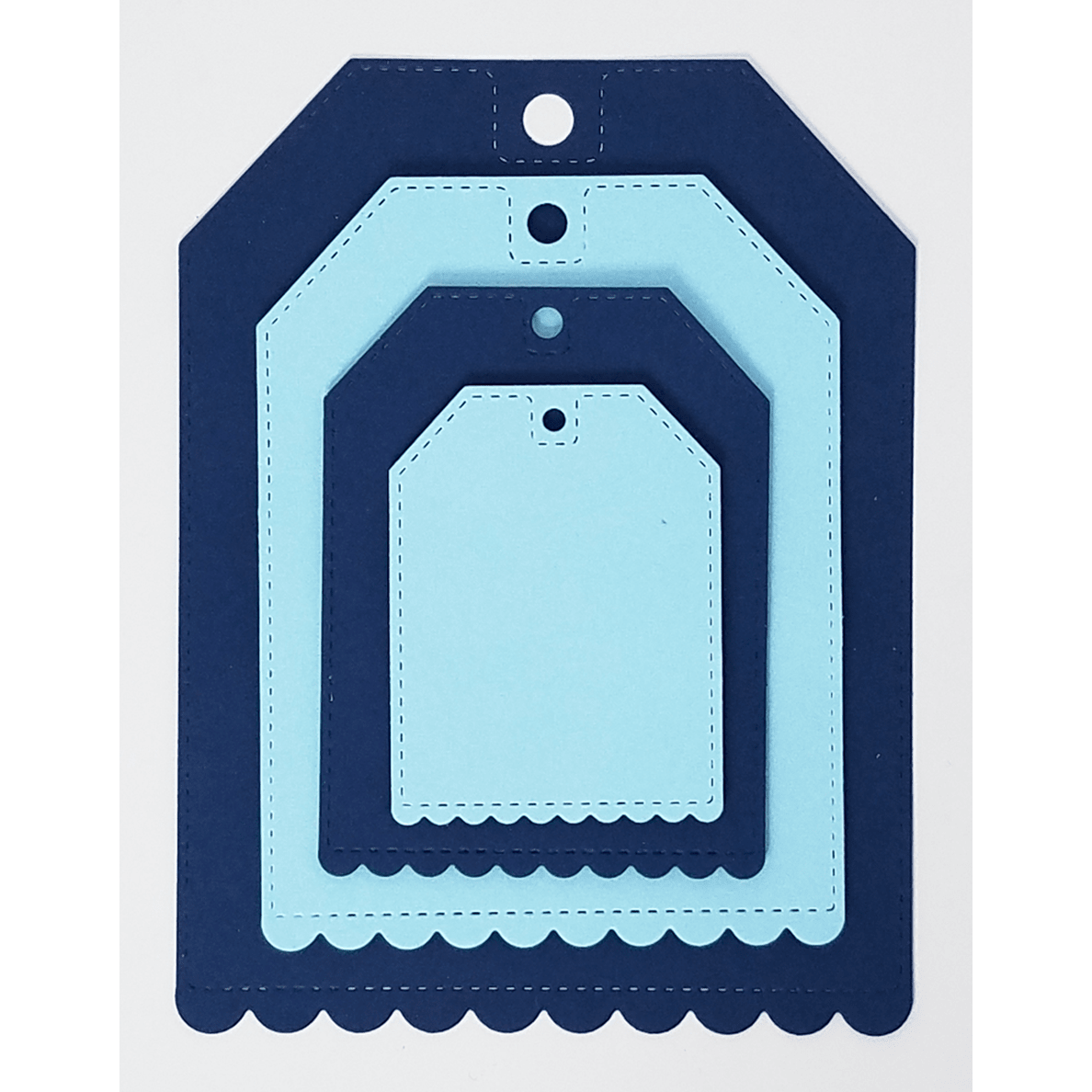 Stitched Scalloped Nesting Tags Dies by Kat Scrappiness - Kat Scrappiness