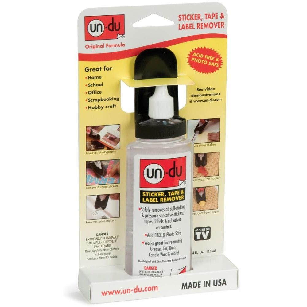 Un-Du Sticker, Tape & Label Remover 4oz