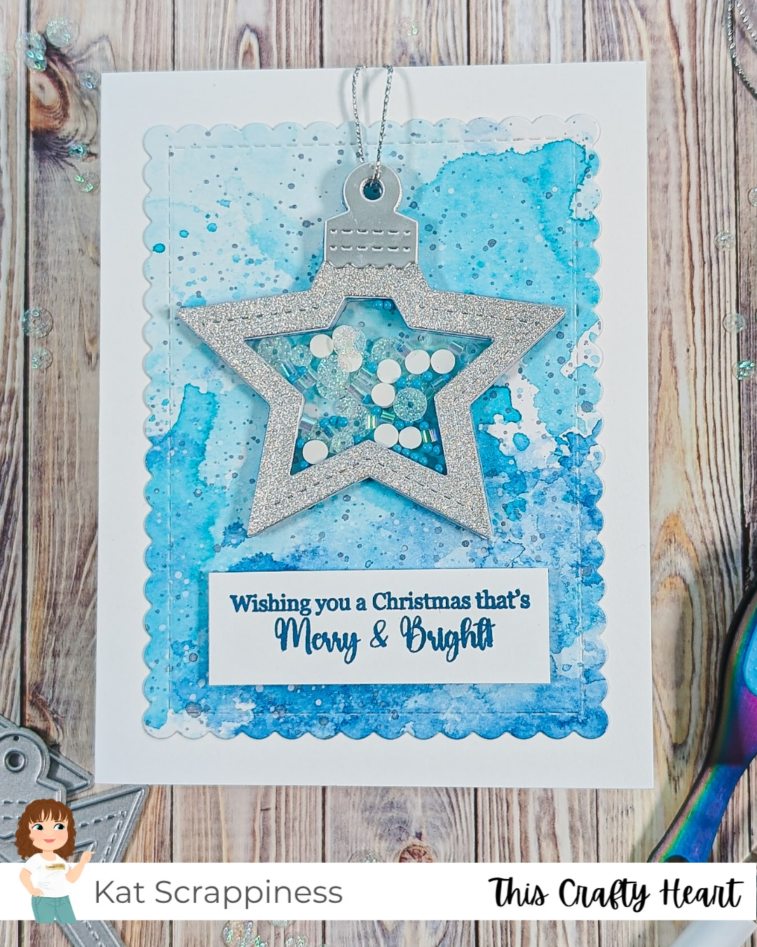 New Video - Merry & Bright Christmas Ornament Shaker Card