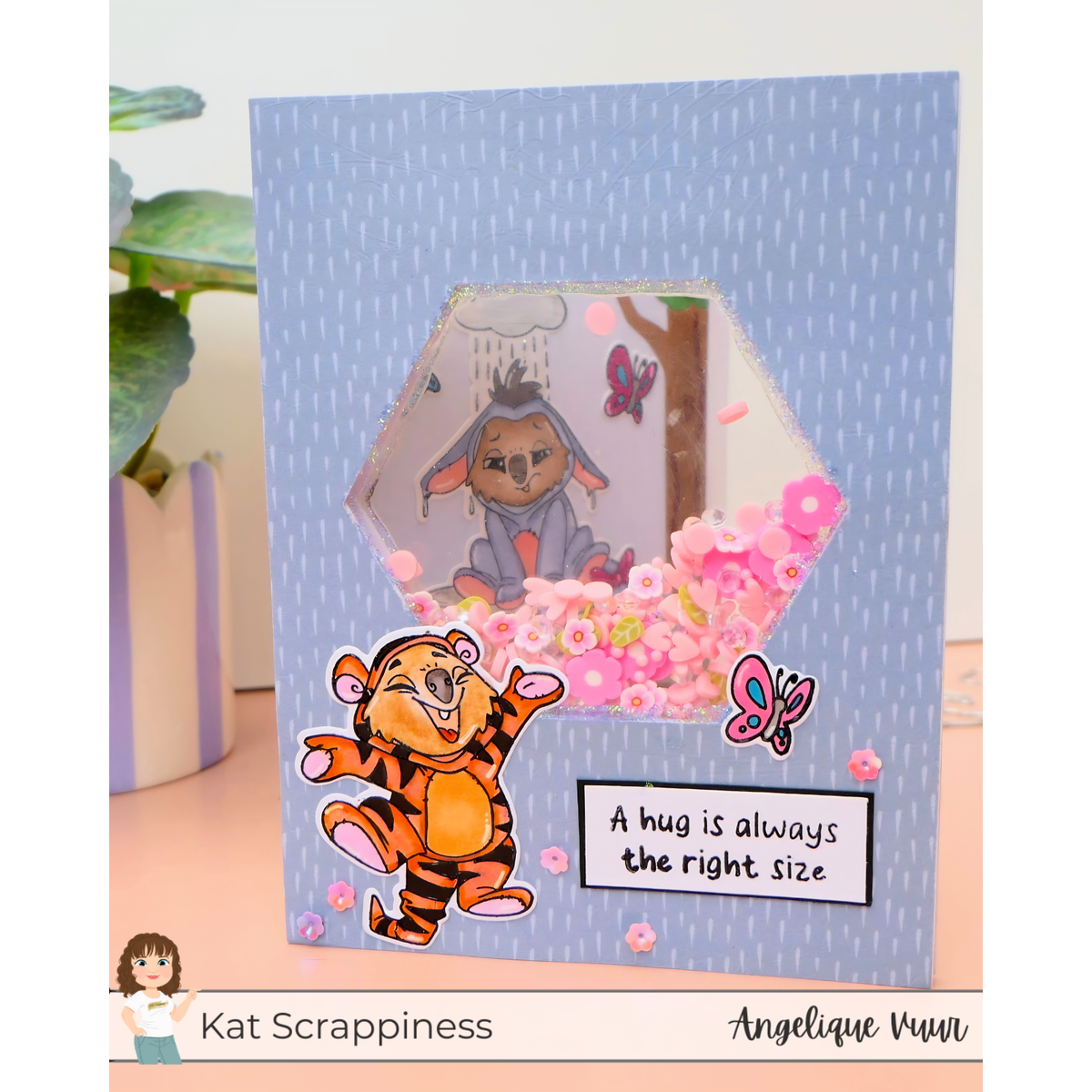 Interactive See-Through Shaker Card | Final Kat Scrappiness Blog post