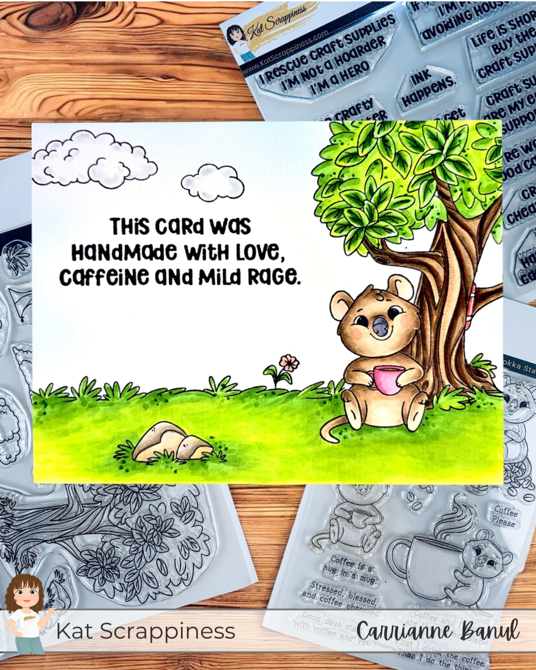 Coffee, Quokkas & a Little Masking Magic | Kat Scrappiness