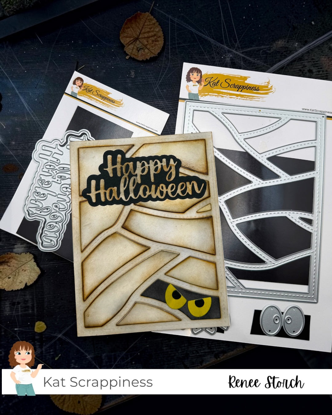 Spooky Layers: Mummy Die-Cut Card