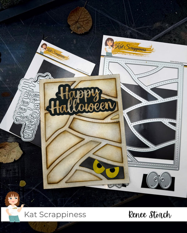 Spooky Layers: Mummy Die-Cut Card