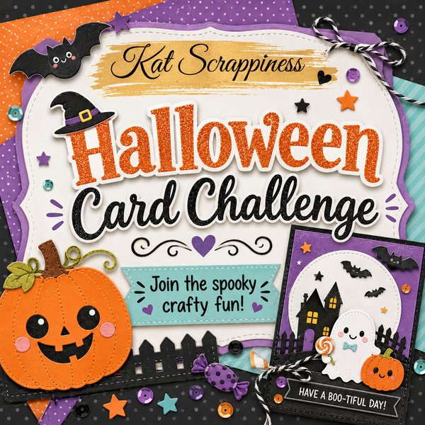 Kat Scrappiness Card Making Challenge - September 2026 Halloween Challenge