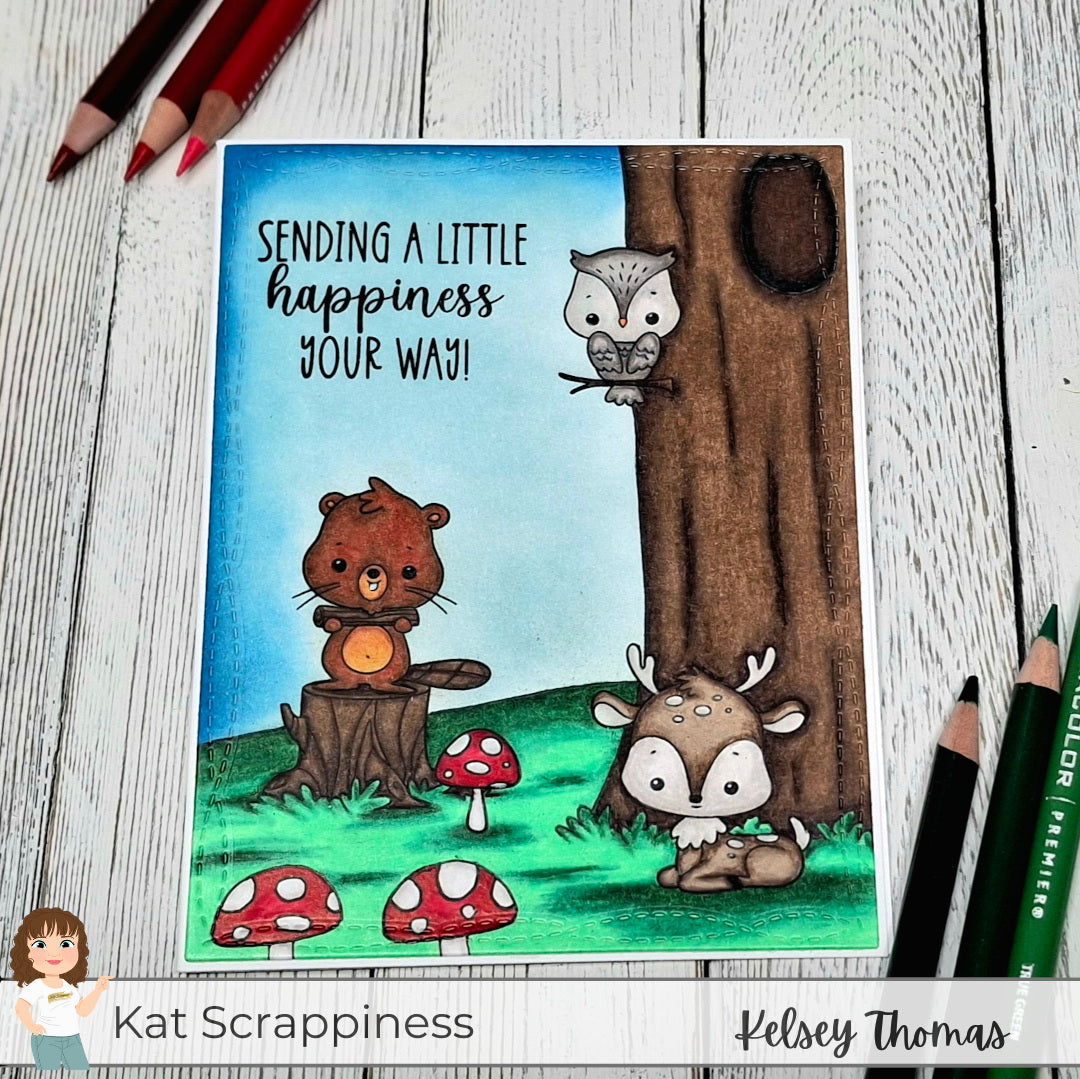 Sketchy Sundays with Kelsey! Sending Woodland Happiness