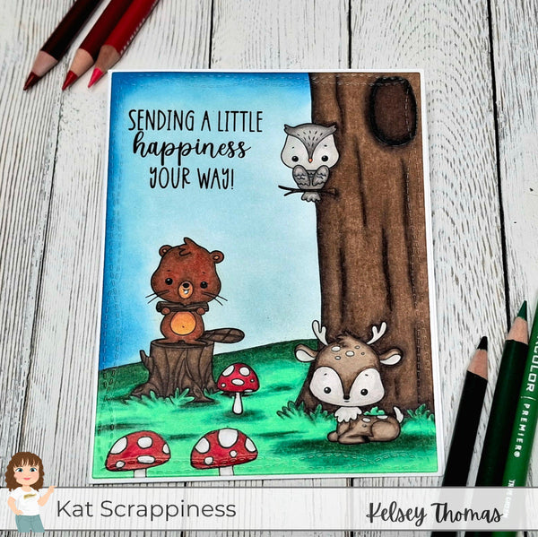 Sketchy Sundays with Kelsey! Sending Woodland Happiness