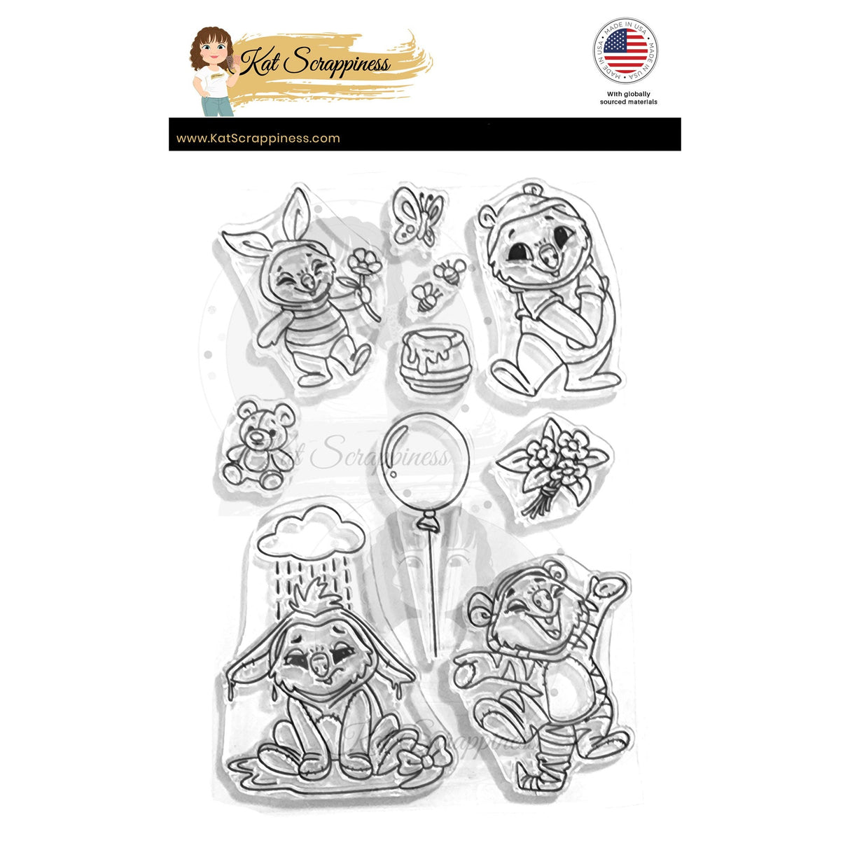 Hundred Acre Quokka Stamp Set - New Release!