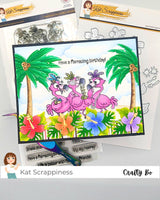 Tropical Hibiscus Flowers Craft Dies