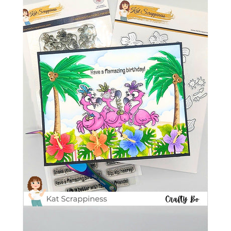 Tropical Island Getaway Craft Dies