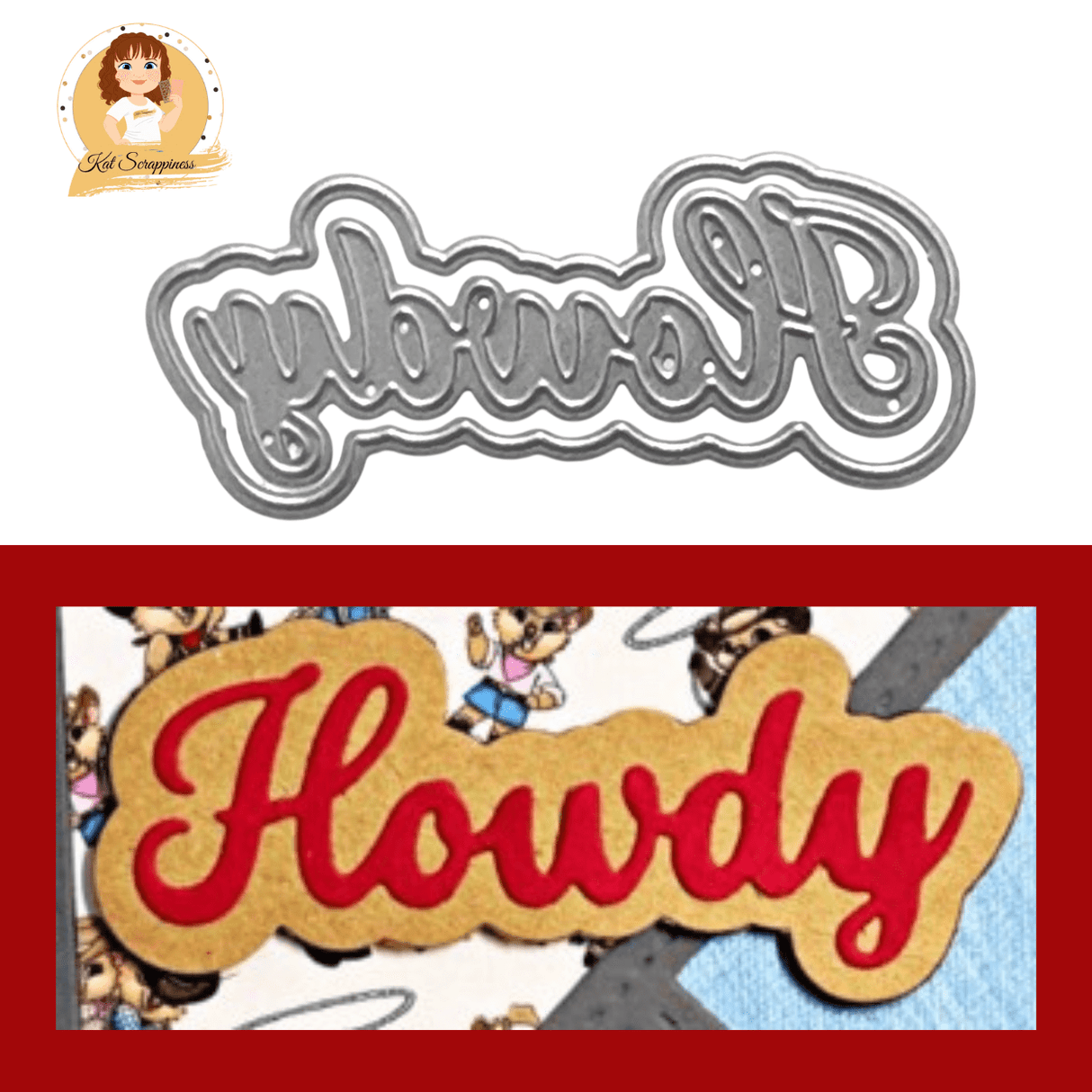 "Howdy" Shadow Sentiment Craft Die - New Release!