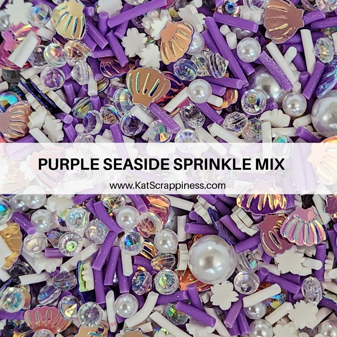 Purple Seaside Embellishment Mix