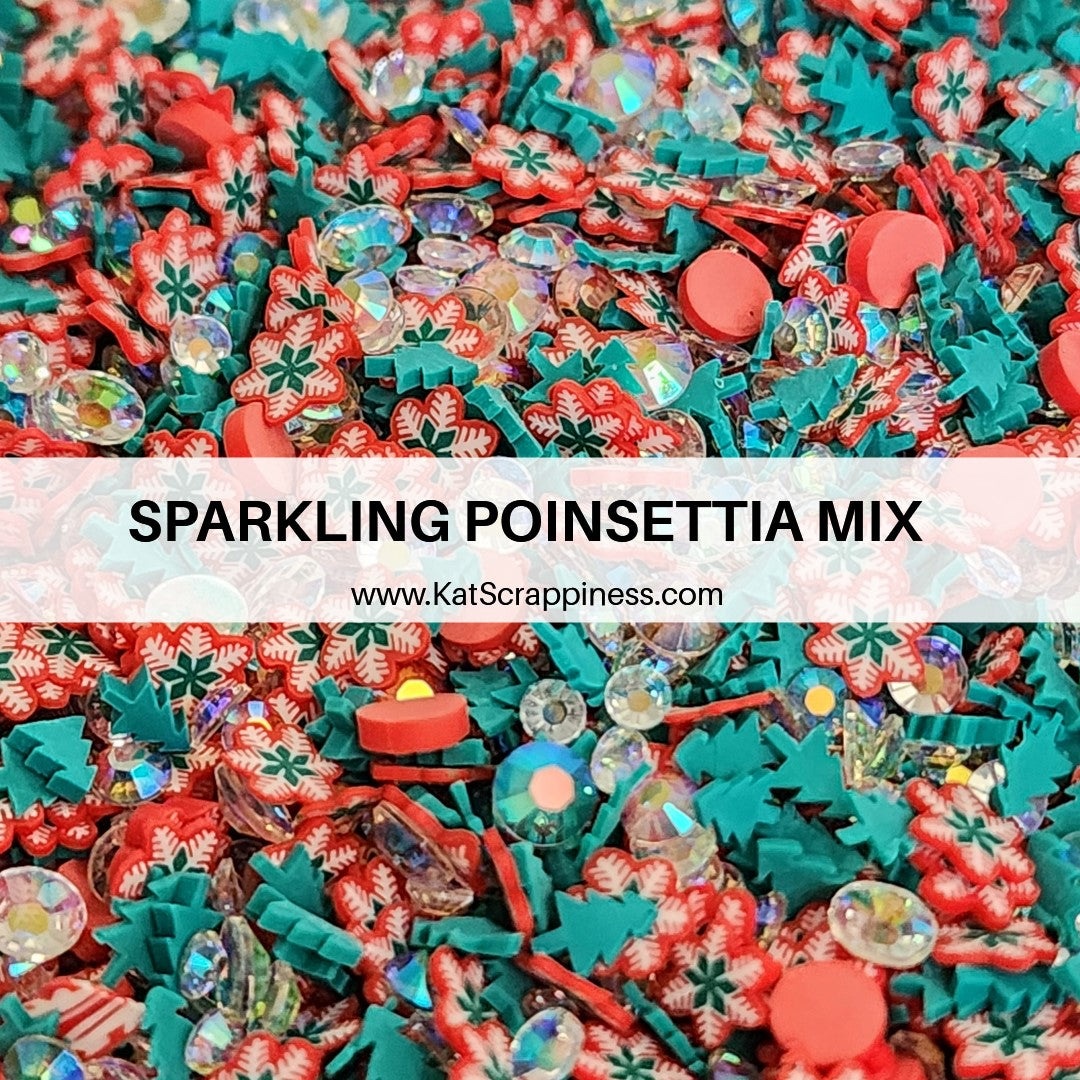 Sparkling Poinsettia Sprinkle Mix