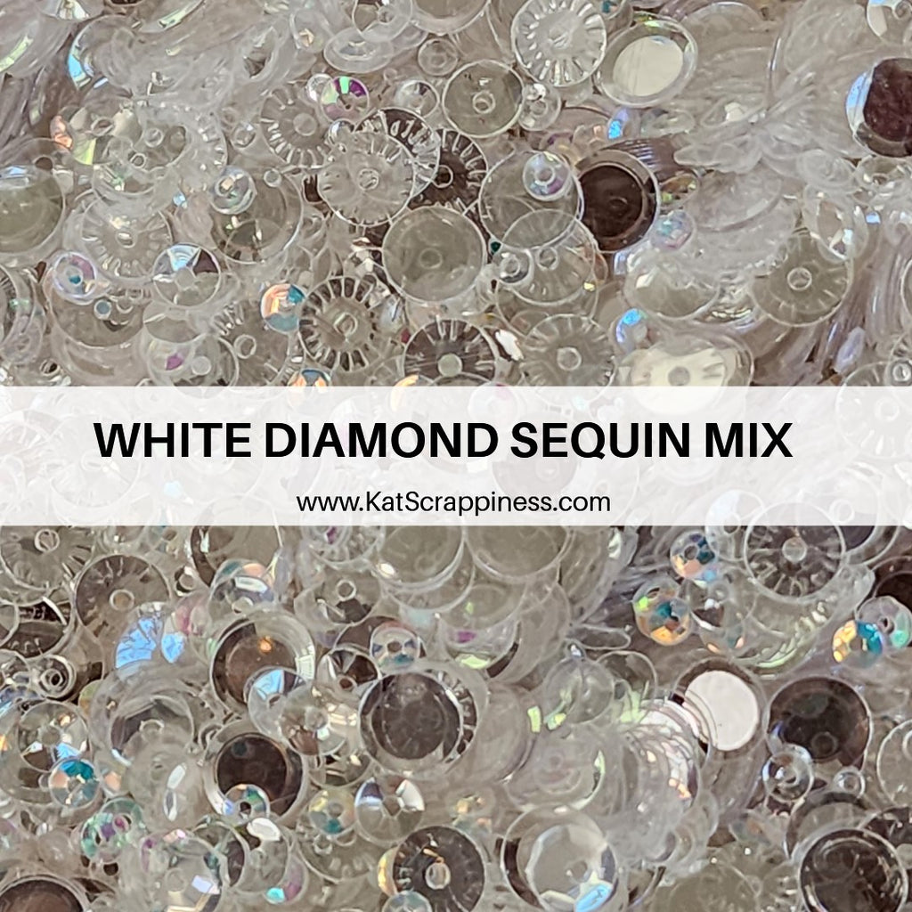 White Diamond Sequin Mix