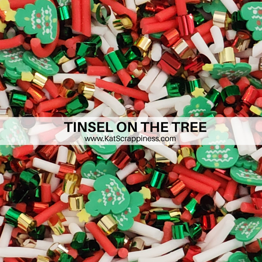 Tinsel on the Tree Sprinkle Mix -