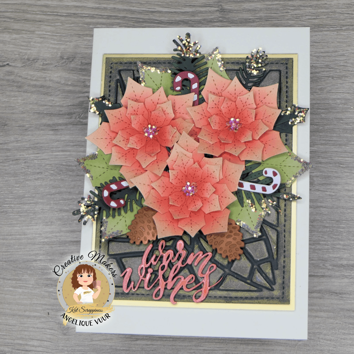 Small Poinsettia Craft Dies