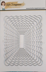 Nested Wavy Rectangle Craft Dies - Redesigned with MORE LAYERS!
