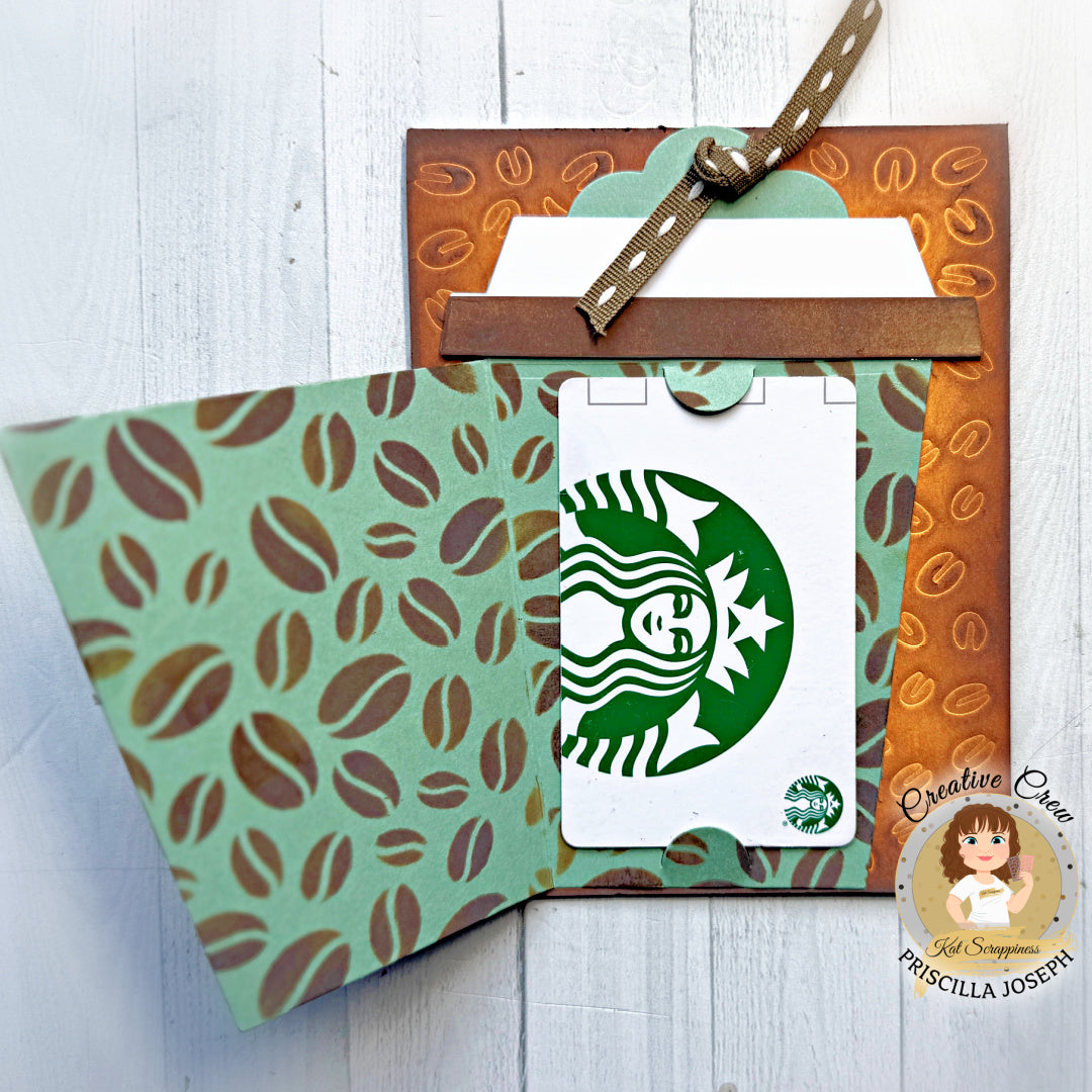 Cuppa Joe Gift Card Tag Craft Dies