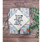 Keep the Envelope Clear Stamp by Riley & Co