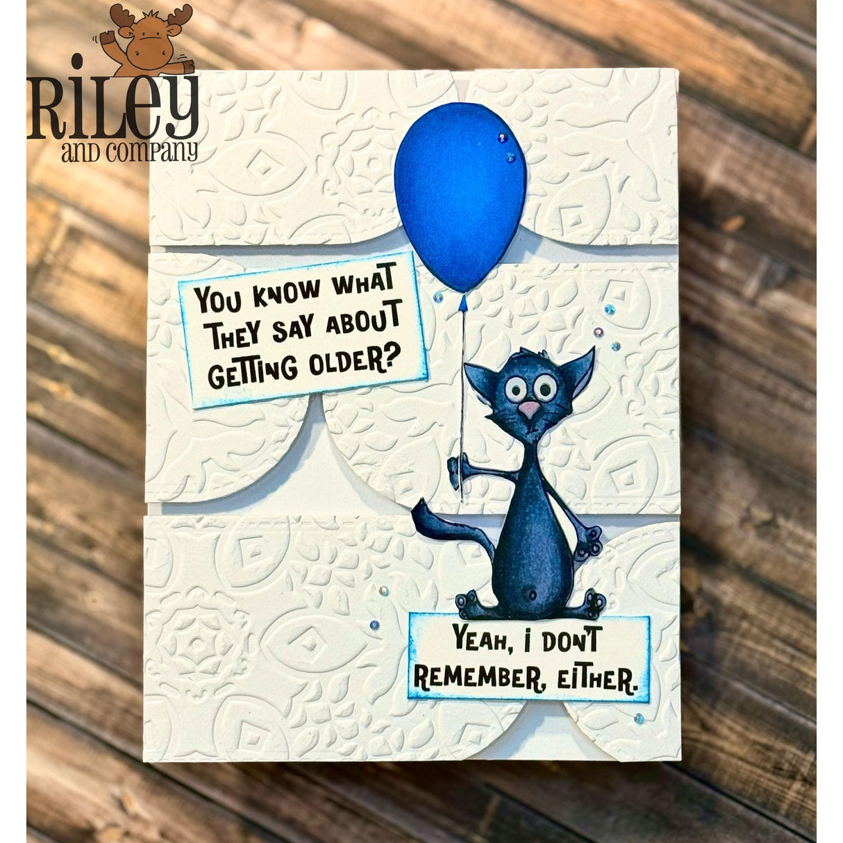 I Don't Remember Either Clear Stamp by Riley & Co