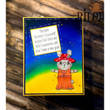 Domestic Housewife Clear Stamp by Riley & Co