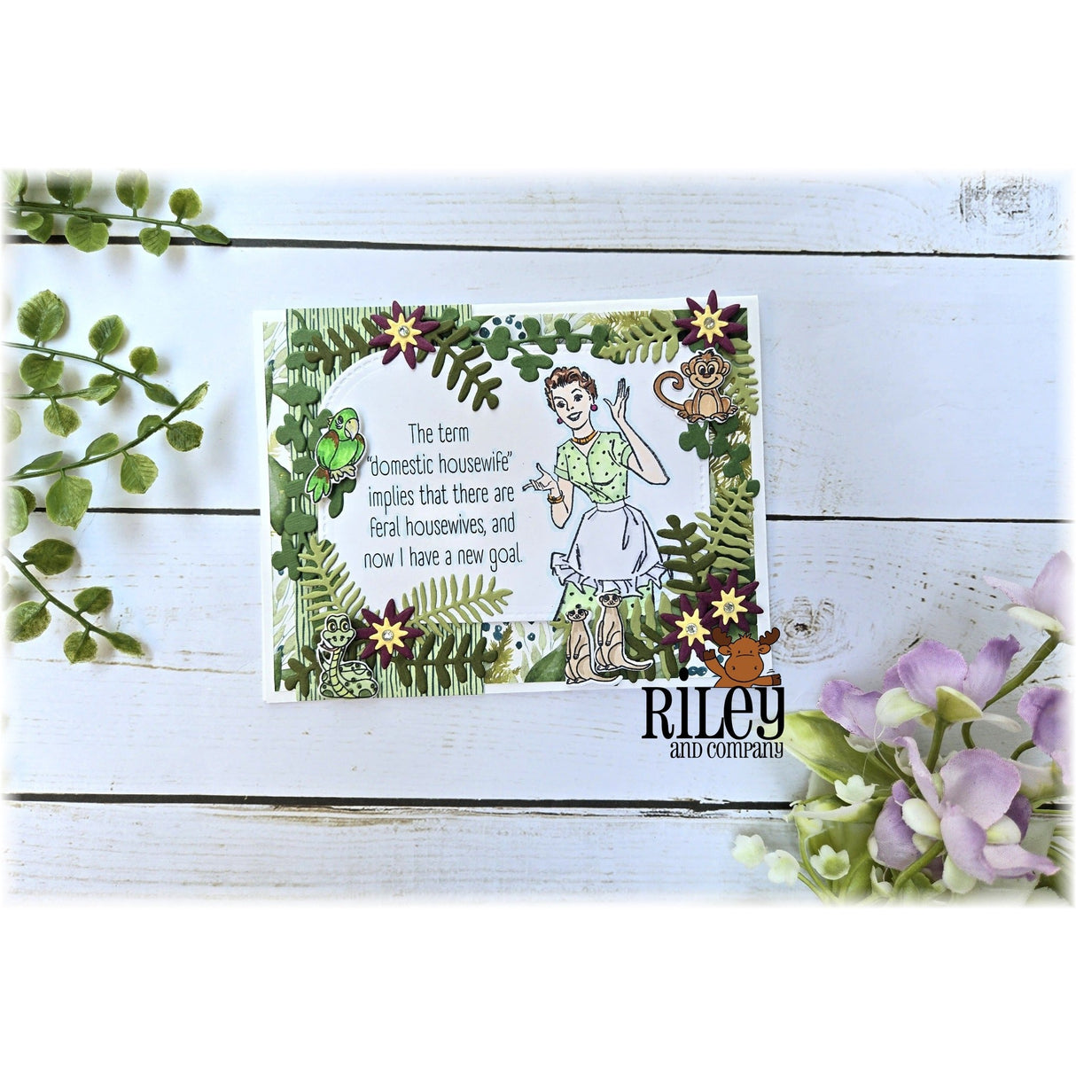 Domestic Housewife Clear Stamp by Riley & Co