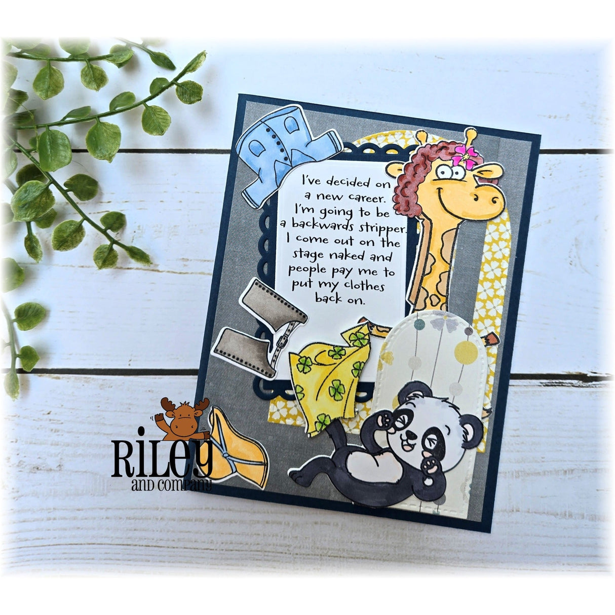 A New Career Clear Stamp by Riley & Co