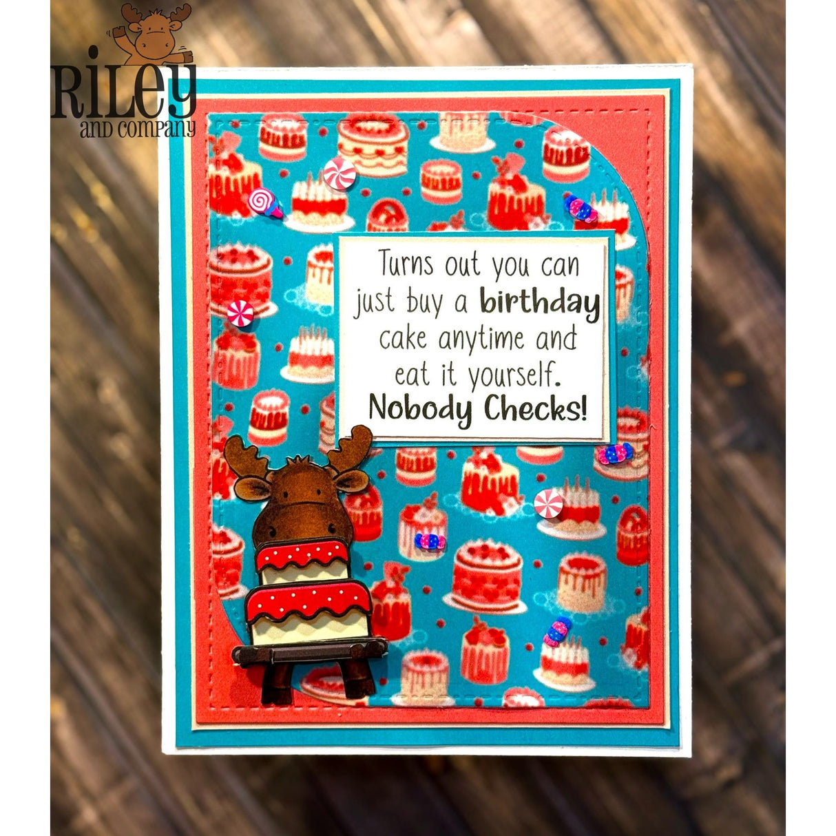 Buy A Birthday Cake Anytime Clear Stamp by Riley & Co