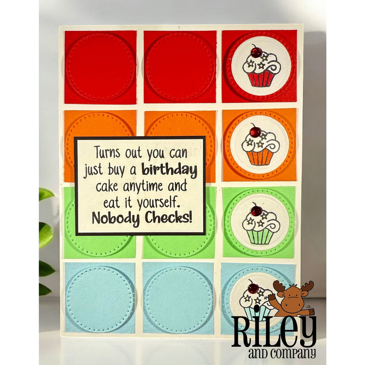 Buy A Birthday Cake Anytime Clear Stamp by Riley & Co