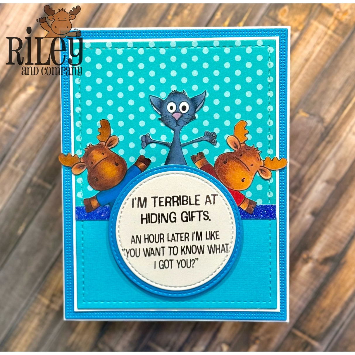I'm Terrible at Hiding Gifts Clear Stamp by Riley & Co