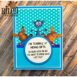 I'm Terrible at Hiding Gifts Clear Stamp by Riley & Co