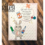 Pole-Dancing Accident Clear Stamp by Riley & Co