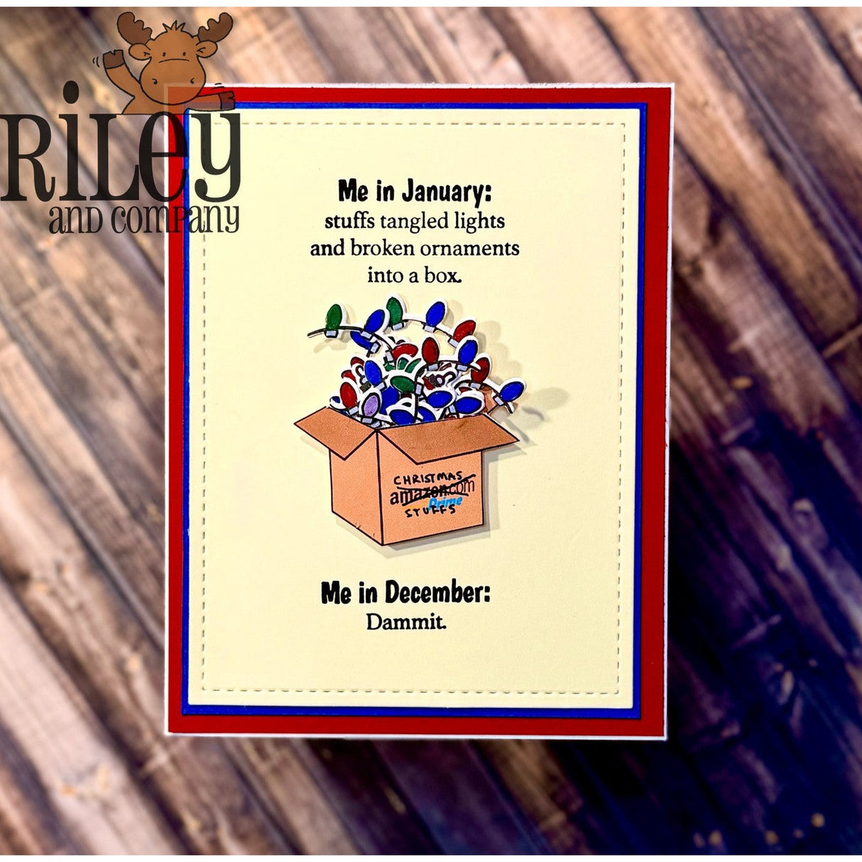 Tangled Light Dilemma Clear Stamp by Riley & Co